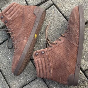 UGG Chocolate Suede Sneakers